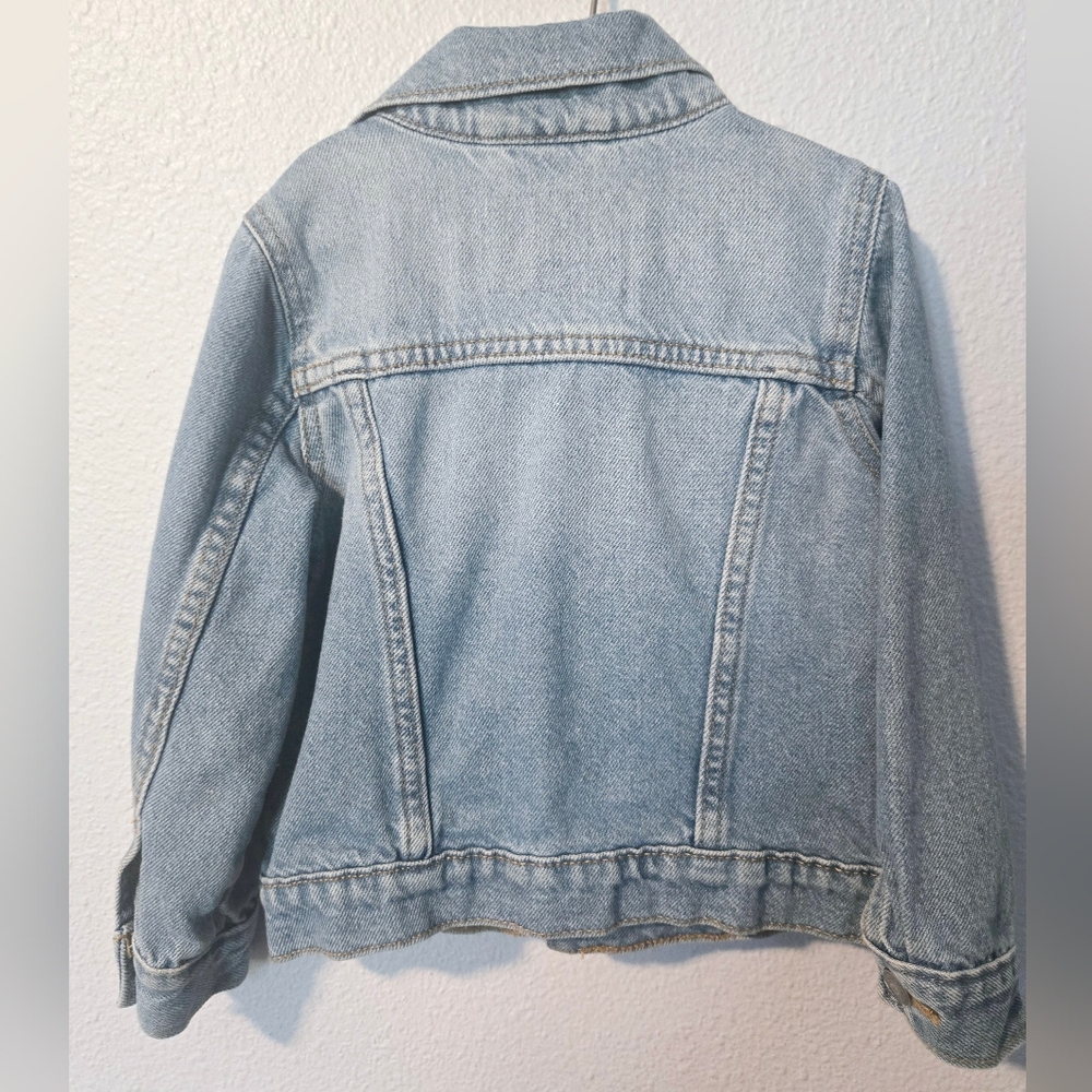 Unisex Light-Wash Jean Jacket for Toddler